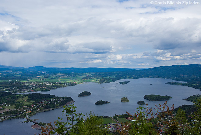 Kroksund und den Steinsfjorden