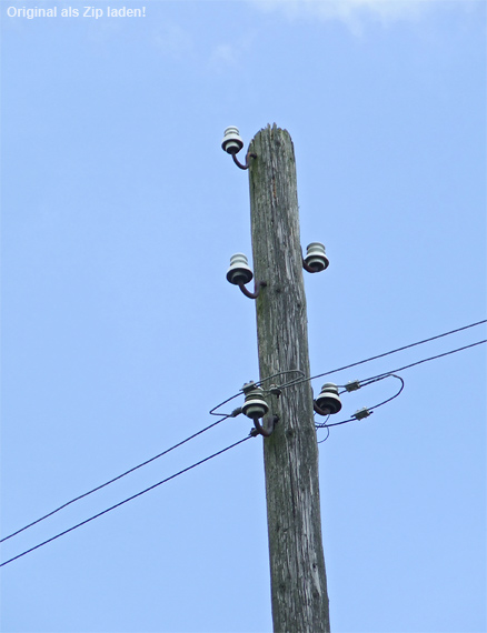 Telegrafenmast mit mehr