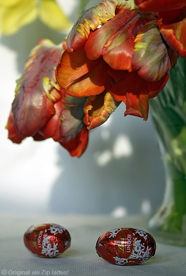 Tulpen und Lindteier zu Ostern