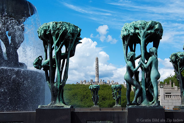 Vigeland Skulpturenpark in Oslo