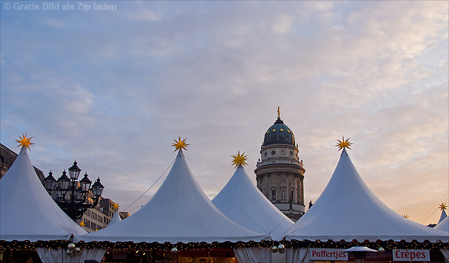 Weihnachtsmarkt am Berliner Gendarmenmarkt