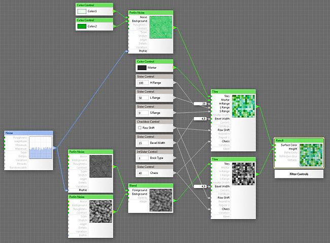 Programmoberfläsche für eigene Filter Forge